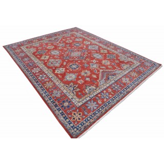 Red Geometric Area Rug for Home and Office. Traditional Tribal 100% Wool Carpet Red Geometric Area Rug for Home and Office. Traditional Tribal 100% Wool Carpet