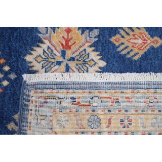 Blue & Red Geometric Area Rug. Traditional Tribal 100% Wool Carpet for Living Room, Bedroom & Dining Room Blue & Red Geometric Area Rug. Traditional Tribal 100% Wool Carpet for Living Room, Bedroom & Dining Room