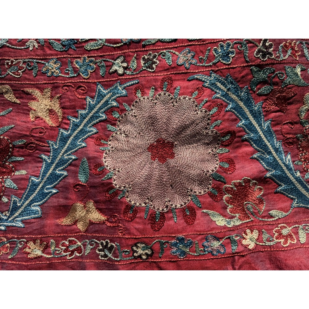 Silk Embroidery Bedspread, Traditional Wall Hanging, Decorative Table Cover, Handmade Throw, Sofa Throw Silk Embroidery Bedspread, Traditional Wall Hanging, Decorative Table Cover, Handmade Throw, Sofa Throw