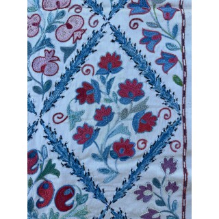 Silk Embroidery Wall Hanging, Traditional Handmade Tablecloth Silk Embroidery Wall Hanging, Traditional Handmade Tablecloth