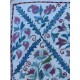 Silk Embroidery Wall Hanging, Traditional Handmade Tablecloth Silk Embroidery Wall Hanging, Traditional Handmade Tablecloth