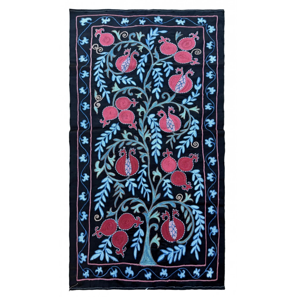 Silk Embroidery Wall Hanging, Traditional Handmade Tablecloth Silk Embroidery Wall Hanging, Traditional Handmade Tablecloth