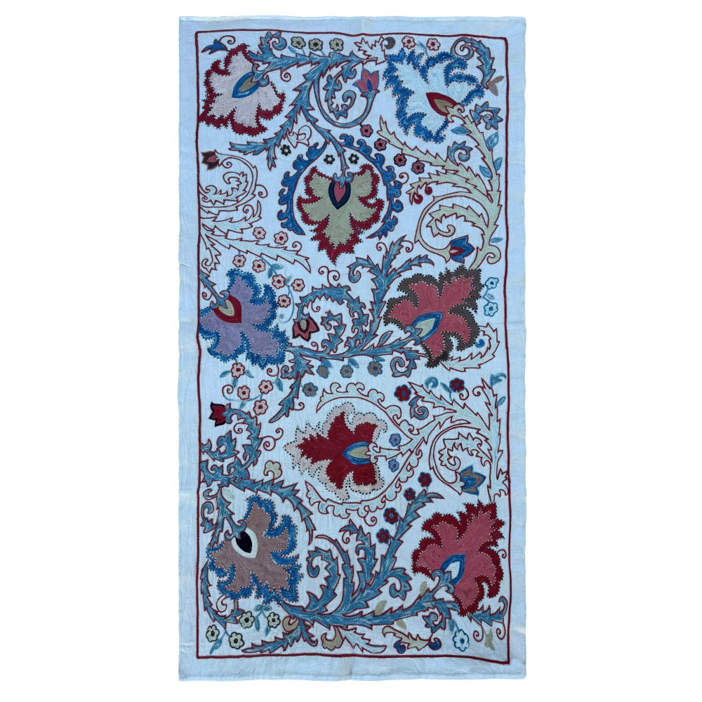 Silk Embroidery Wall Hanging, Traditional Handmade Tablecloth Silk Embroidery Wall Hanging, Traditional Handmade Tablecloth