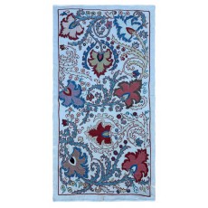 Silk Embroidery Wall Hanging, Traditional Handmade Tablecloth