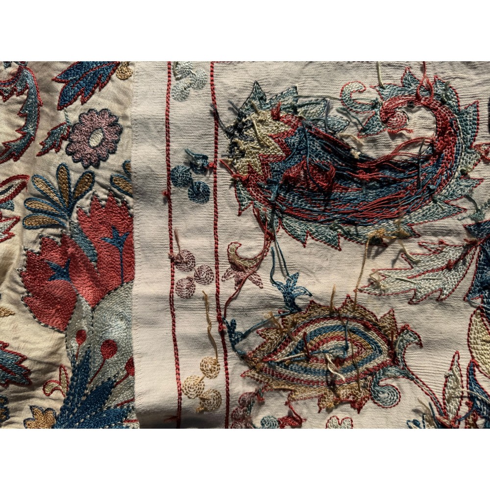 Silk Embroidery Wall Hanging, Traditional Handmade Tablecloth Silk Embroidery Wall Hanging, Traditional Handmade Tablecloth