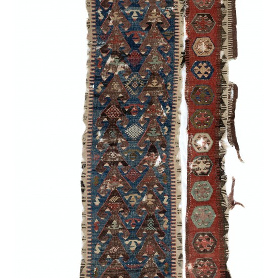 Antique Anatolian Kilim Fragment, 18th Century