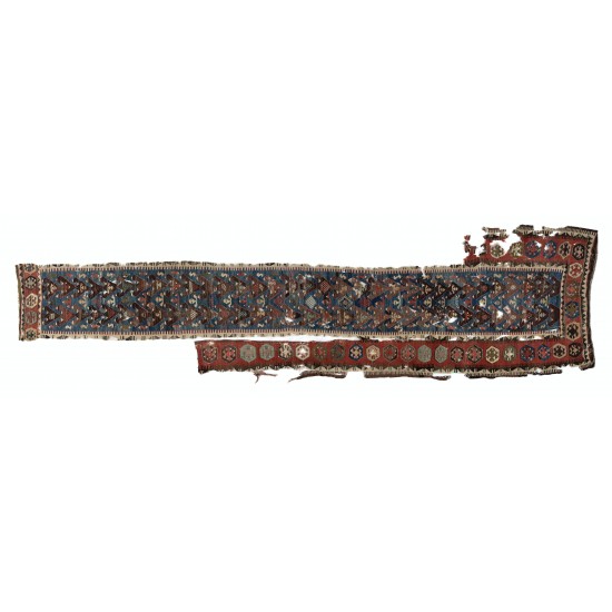Antique Anatolian Kilim Fragment, 18th Century Antique Anatolian Kilim Fragment, 18th Century