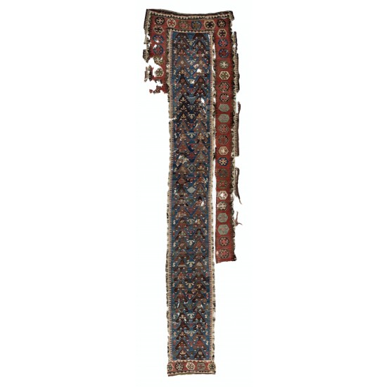 Antique Anatolian Kilim Fragment, 18th Century Antique Anatolian Kilim Fragment, 18th Century