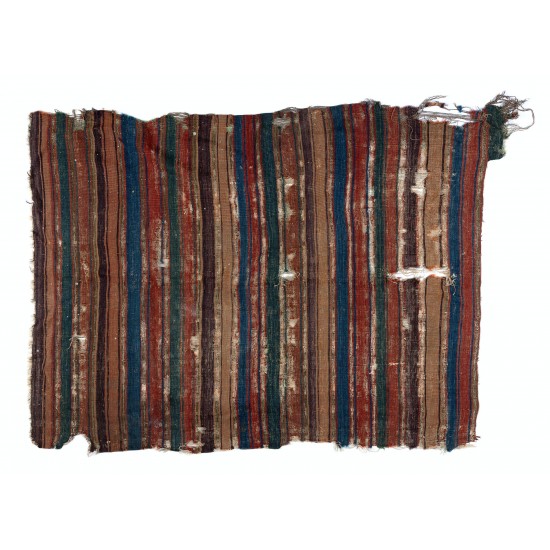 Antique Anatolian Kilim Fragment, 18th Century Antique Anatolian Kilim Fragment, 18th Century