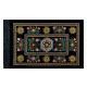 Vintage Silk Hand Embroidery Bed Cover, Central Asian Suzani Wall Hanging