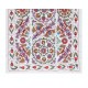 Boho Wall Decor, Needlework Wall Art, Modern Embroidered Suzani Wall Hanging