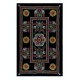 Vintage Silk Hand Embroidery Bed Cover, Central Asian Suzani Wall Hanging