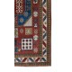 New Nice Hand Knotted Caucasian Kazak Area Rug Made of 100% Wool