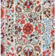 Embroidered Tapestry, Modern Bedspread, Silk Wall Hanging, Wall Decor