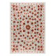 Embroidered Silk Wall Hanging, Modern Handmade Tapestry, Uzbek Bedspread