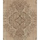 Hand Knotted Vintage Turkish Area Rug in Brown Colors