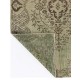 Hand Knotted Vintage Turkish Area Rug in Shades of Green