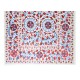 Silk Hand Embroidered Tapestry, New Suzani Textile Wall Hanging, Uzbek Bed Cover