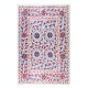 Silk Hand Embroidered Suzani Bed Cover, New Traditional Wall Hanging from Uzbekistan