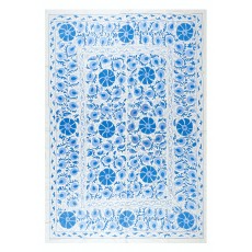 Classic Suzani Silk Embroidery. New Wall Hanging. Bed or Table Cover