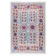 Silk Hand Embroidered Suzani Bed Cover, New Traditional Wall Hanging from Uzbekistan