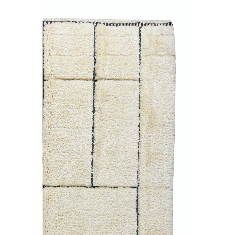 Custom Moroccan Shag Rug, 100% Soft, Cozy Wool, Beni Ourain Carpet