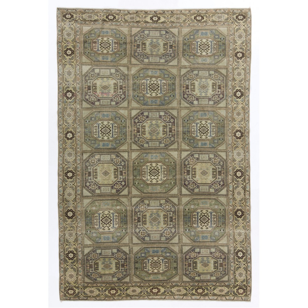 Fine Hand Knotted Vintage Turkish Kysari Rug