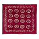 Vintage Silk Hand Embroidery Bed Cover, Central Asian Suzani Wall Hanging