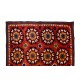 Vintage Traditional Silk Embroidery Bed Cover, Asian Suzani Wall Hanging