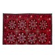 Vintage Silk Hand Embroidery Bed Cover, Central Asian Suzani Wall Hanging