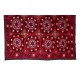 Vintage Silk Hand Embroidery Bed Cover, Central Asian Suzani Wall Hanging