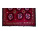 Vintage Silk Hand Embroidery Bed Cover, Central Asian Suzani Wall Hanging