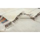  Modern Turkish Tulu Rug with Colorful Border. 100% Wool Custom Options Available