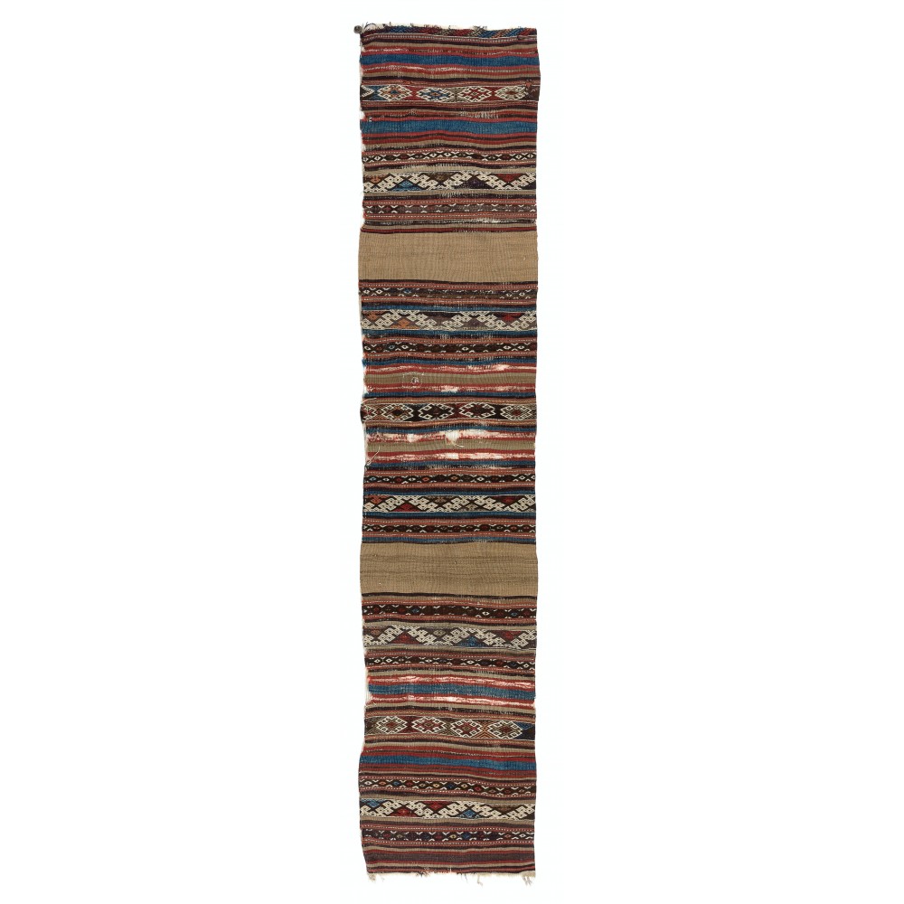 Antique Anatolian Kilim Fragment, 18th Century