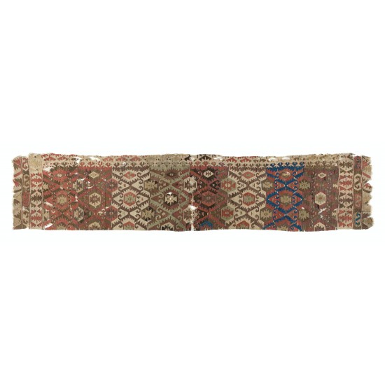 Antique Anatolian Kilim Fragment, 18th Century