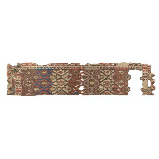 Antique Anatolian Sivrihisar Kilim Fragment, 18th Century