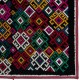 One-of-a-kind Silk Hand Embroidered Wall Hanging, Vintage Colorful Suzani Bed Cover