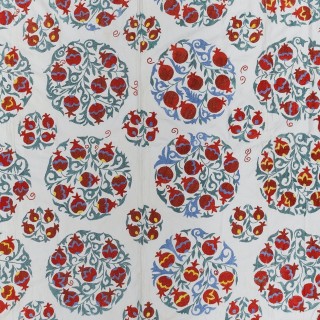Silk Embroidery Wall Hanging. Pomegranate Design Bed Cover. Boho Wall Decor. Suzani Tablecloth. New Blanket Silk Embroidery Wall Hanging. Pomegranate Design Bed Cover. Boho Wall Decor. Suzani Tablecloth. New Blanket