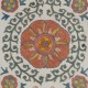 New Uzbek Suzani Pillow Cover, Embroidered Cushion, Modern Boho Decor, 100% Silk Lace Pillow