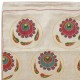 100% Silk Hand Embroidered Wall Hanging, Home Gift, Boho Wall Decor, Uzbek Floral Pattern Suzani Fabric Tapestry
