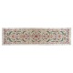 Hand Embroidered All Silk Runner, Suzani Fabric Wall Hanging, Uzbek Bedspread, Modern Home Decor