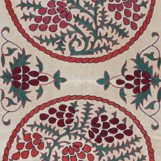 Embroidered 100% Silk Wall Hanging. Suzani Wall Decor. Handmade Tablecloth. Contemporary Tapestry Embroidered 100% Silk Wall Hanging. Suzani Wall Decor. Handmade Tablecloth. Contemporary Tapestry