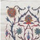 Contemporary 100% Silk Wall Hanging with Floral Design, Embroidered Uzbek Tapestry, Uzbek Wall Decor, Suzani Throw