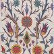 Contemporary 100% Silk Wall Hanging with Floral Design, Embroidered Uzbek Tapestry, Uzbek Wall Decor, Suzani Throw