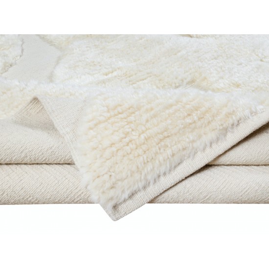 Cream Handmade Tulu Rug. 100% Natural Wool. Custom Modern Turkish Carpet Cream Handmade Tulu Rug. 100% Natural Wool. Custom Modern Turkish Carpet