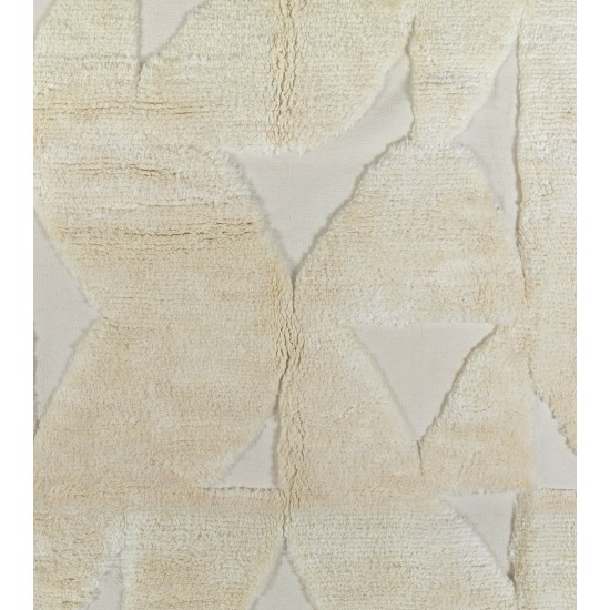 Cream Handmade Tulu Rug. 100% Natural Wool. Custom Modern Turkish Carpet Cream Handmade Tulu Rug. 100% Natural Wool. Custom Modern Turkish Carpet