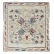 Central Asian Suzani Textile Throw Pillow, 100% Silk Cushion Cover, Hand Embroidery Pillowcase Central Asian Suzani Textile Throw Pillow, 100% Silk Cushion Cover, Hand Embroidery Pillowcase