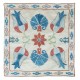 Decorative Handmade 100% Silk Suzani Cushion Cover, Embroidered Uzbek Lace Pillow Decorative Handmade 100% Silk Suzani Cushion Cover, Embroidered Uzbek Lace Pillow