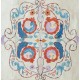 Central Asian Suzani Textile Throw Pillow, 100% Silk Cushion Cover, Hand Embroidery Pillowcase Central Asian Suzani Textile Throw Pillow, 100% Silk Cushion Cover, Hand Embroidery Pillowcase