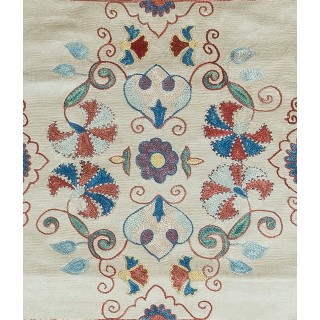 Uzbek Suzani Fabric Throw Pillow. 100% Silk Cushion Cover. Hand Embroidery Toss Pillow Uzbek Suzani Fabric Throw Pillow. 100% Silk Cushion Cover. Hand Embroidery Toss Pillow